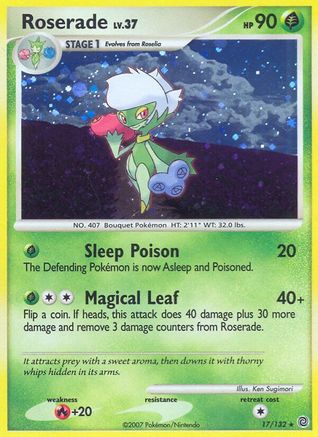 Roserade 17/132 - Secret Wonders Reverse Holofoil - Poke-Collect