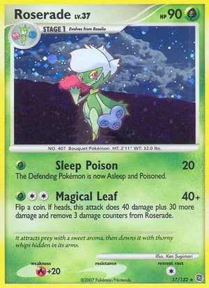 Roserade 17/132 - Secret Wonders Reverse Holofoil - Poke-Collect