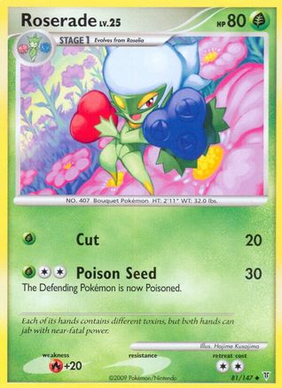 Roserade 81/147 - Supreme Victors Reverse Holofoil - Poke-Collect