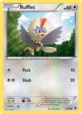 Rufflet (86) 86/98 - Emerging Powers - Poke-Collect