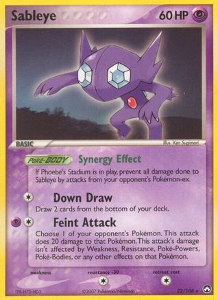 Sableye 22/108 - Power Keepers - Poke-Collect