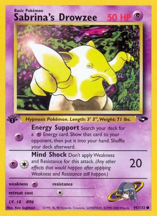 Sabrina's Drowzee 95/132 - Gym Challenge Unlimited - Poke-Collect