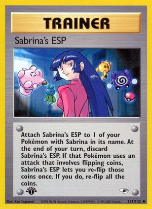 Sabrina's ESP 117/132 - Gym Heroes Unlimited - Poke-Collect