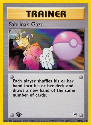 Sabrina's Gaze 125/132 - Gym Heroes Unlimited - Poke-Collect