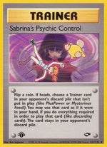 Sabrina's Psychic Control 121/132 - Gym Challenge 1st Edition - Poke-Collect