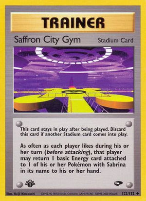 Saffron City Gym 122/132 - Gym Challenge 1st Edition - Poke-Collect