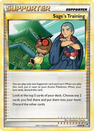 Sage's Training 85/95 - Call of Legends Reverse Holofoil - Poke-Collect