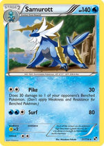 Samurott (31) 31/114 - Black and White Reverse Holofoil - Poke-Collect