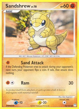 Sandshrew 96/123 - Mysterious Treasures - Poke-Collect
