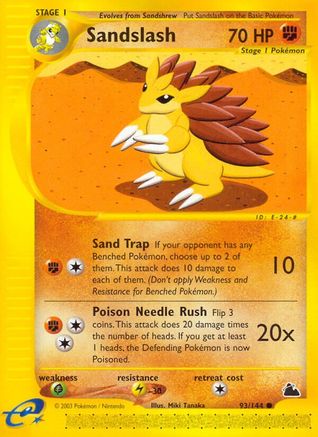 Sandslash 93/144 - Skyridge - Poke-Collect