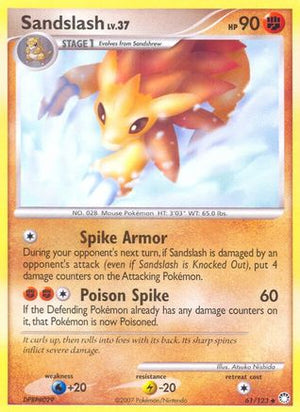 Sandslash 61/123 - Mysterious Treasures - Poke-Collect