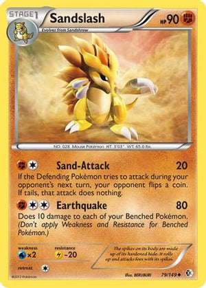 Sandslash 79/149 - Boundaries Crossed Reverse Holofoil - Poke-Collect