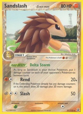 Sandslash (Delta Species) 27/113 - Delta Species - Poke-Collect