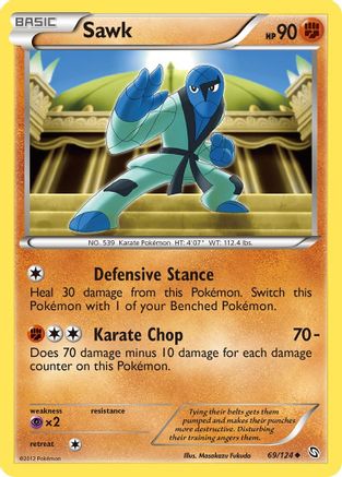 Sawk 69/124 - Dragons Exalted - Poke-Collect