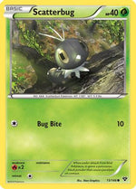 Scatterbug 15/146 - XY Base Set Reverse Holofoil - Poke-Collect