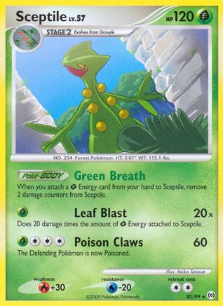 Sceptile (30) 30/99 - Arceus Reverse Holofoil - Poke-Collect