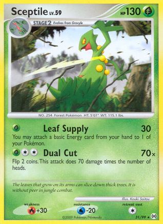 Sceptile (31) 31/99 - Arceus Reverse Holofoil - Poke-Collect