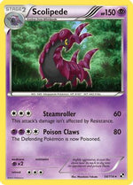 Scolipede 54/114 - Black and White - Poke-Collect