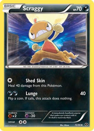 Scraggy 73/99 - Next Destinies Reverse Holofoil - Poke-Collect