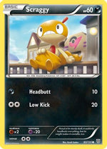 Scraggy 85/135 - Plasma Storm Reverse Holofoil - Poke-Collect