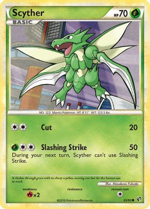 Scyther (65) 65/90 - Undaunted Reverse Holofoil - Poke-Collect