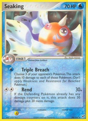 Seaking 24/107 - Deoxys Reverse Holofoil - Poke-Collect