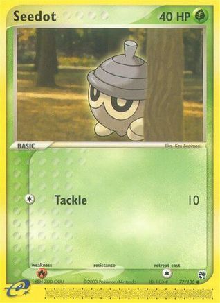 Seedot - 77/100 77/100 - Sandstorm Reverse Holofoil - Poke-Collect