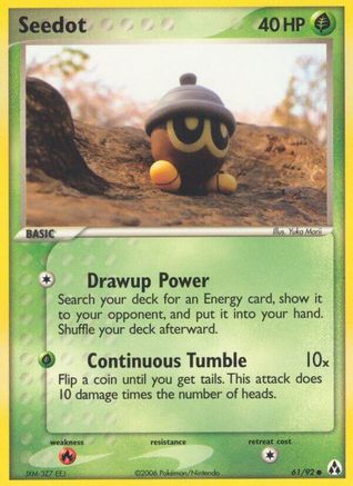 Seedot 61/92 - Legend Maker Reverse Holofoil - Poke-Collect