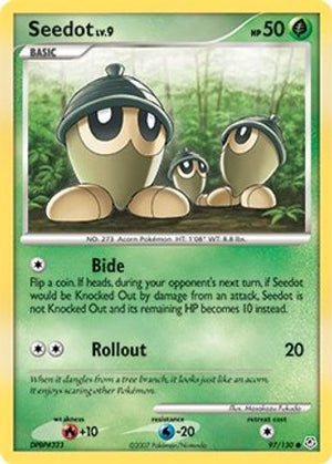 Seedot 97/130 - Diamond and Pearl Reverse Holofoil - Poke-Collect