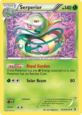 Serperior RC3/113 - Legendary Treasures Radiant Collection Holofoil - Poke-Collect