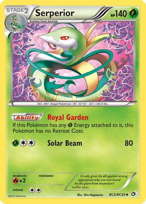 Serperior RC3/113 - Legendary Treasures Radiant Collection Holofoil - Poke-Collect