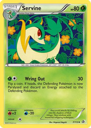 Servine 7/113 - Legendary Treasures Reverse Holofoil - Poke-Collect
