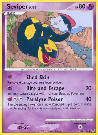 Seviper 61/127 - Platinum - Poke-Collect