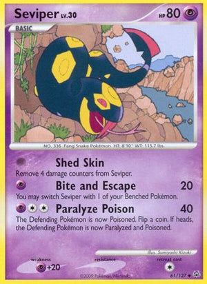 Seviper 61/127 - Platinum Reverse Holofoil - Poke-Collect