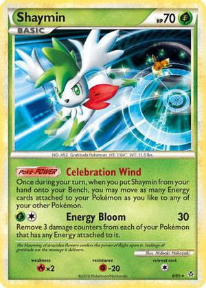 Shaymin 8/95 - Unleashed Holofoil - Poke-Collect