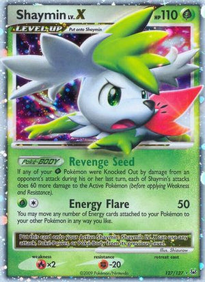 Shaymin Lv.X (Sky Forme) 127/127 - Platinum Holofoil - Poke-Collect
