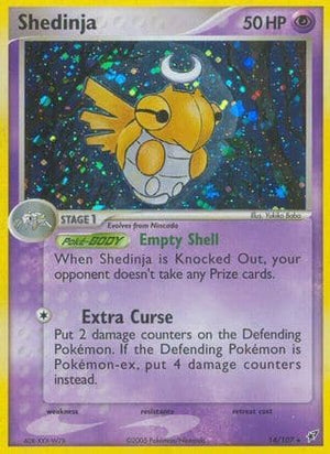 Shedinja 14/107 - Deoxys Holofoil