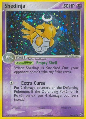 Shedinja 14/107 - Deoxys Reverse Holofoil