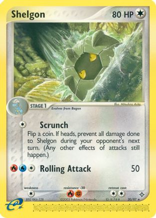 Shelgon - 20/97 20/97 - Dragon Reverse Holofoil - Poke-Collect