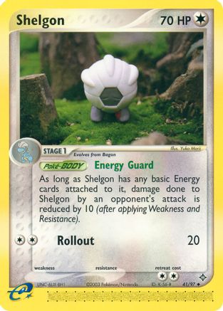 Shelgon - 41/97 41/97 - Dragon Reverse Holofoil - Poke-Collect