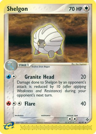 Shelgon - 42/97 42/97 - Dragon - Poke-Collect
