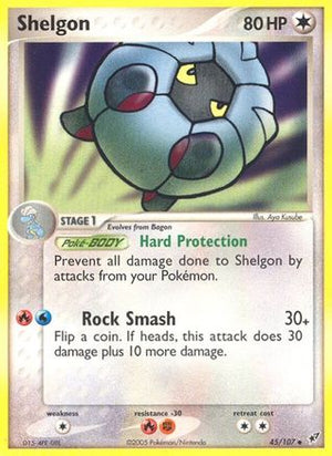 Shelgon 45/107 - Deoxys Reverse Holofoil - Poke-Collect