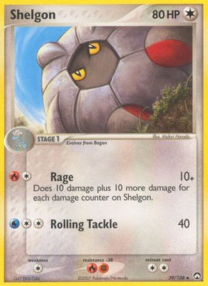 Shelgon 39/108 - Power Keepers - Poke-Collect