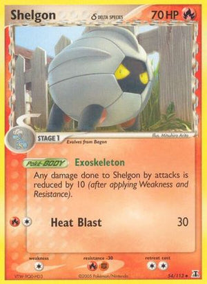 Shelgon - 054/113 (Delta Species) 54/113 - Delta Species Reverse Holofoil - Poke-Collect