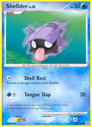 Shellder 105/132 - Secret Wonders - Poke-Collect