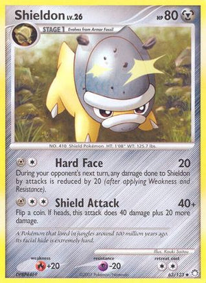 Shieldon 63/123 - Mysterious Treasures Reverse Holofoil - Poke-Collect