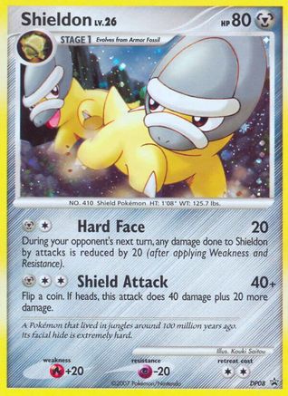 Shieldon - DP08 DP08/56 - Diamond and Pearl Promos Holofoil - Poke-Collect