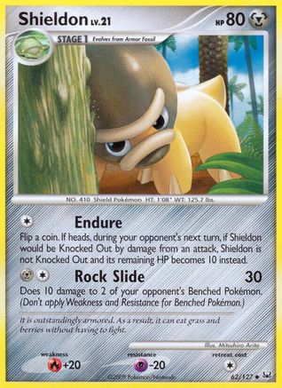 Shieldon 62/127 - Platinum Reverse Holofoil - Poke-Collect