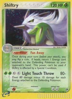 Shiftry - 12/100 12/100 - Sandstorm Reverse Holofoil - Poke-Collect