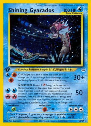 Shining Gyarados 65/64 - Neo Revelation 1st Edition Holofoil - Poke-Collect